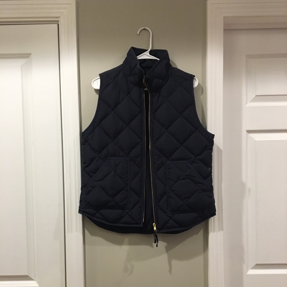 J crew Navy blue vest